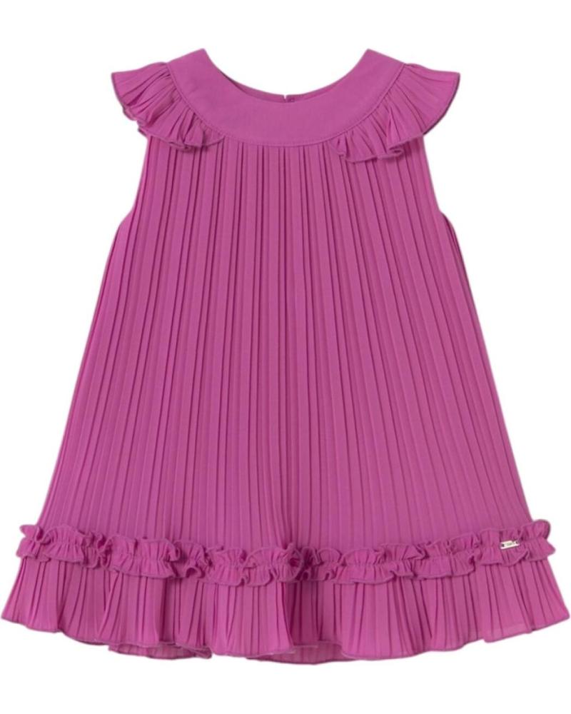 MAYORAL 1915 PLEATED DRESS FOR GIRL - PURPLE MORADO