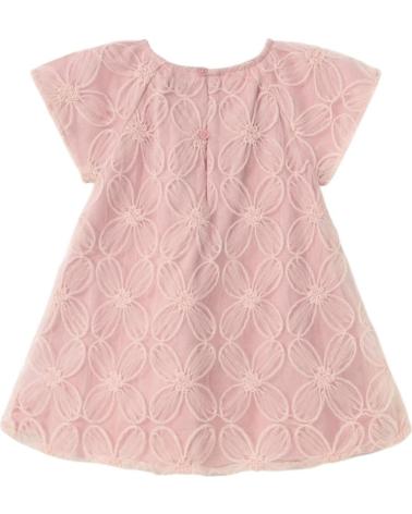 VESTIDO DE TULE BORDADO MAYORAL 1982 ROSA ROSA