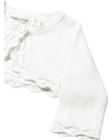 MAYORAL GILET EN TRICOT BETTER COTTON MODÈLE 318 BLANC POUR NOUVEAU-NÉ BLANCO