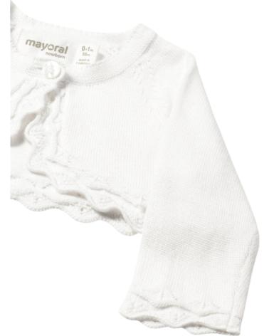 MAYORAL GILET EN TRICOT BETTER COTTON MODÈLE 318 BLANC POUR NOUVEAU-NÉ BLANCO
