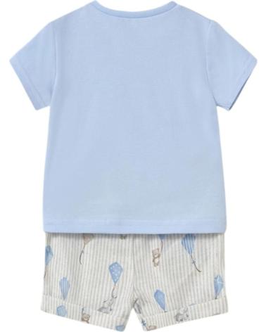 MAYORAL CONJUNTOS DE ROPA PARA BEBES NINO 1202 CONJUNTO CAMISETA Y P AZUL