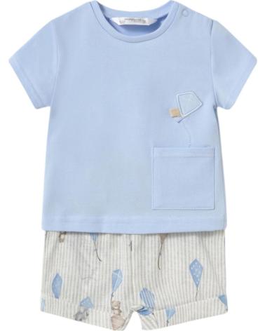 MAYORAL CONJUNTOS DE ROPA PARA BEBES NINO 1202 CONJUNTO CAMISETA Y P AZUL
