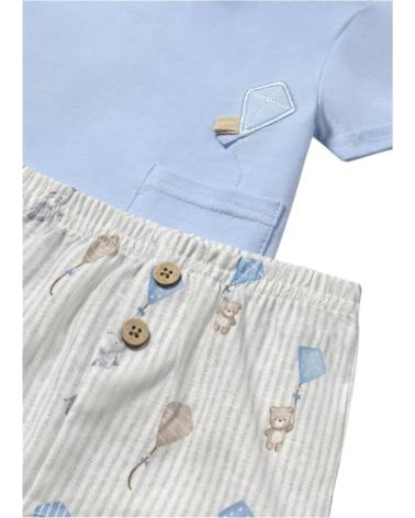 MAYORAL CONJUNTOS DE ROPA PARA BEBES NINO 1202 CONJUNTO CAMISETA Y P AZUL