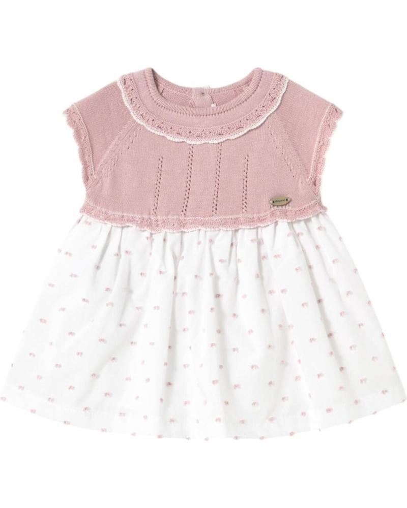 MAYORAL VESTIDO DE MALHA E SAIA MODELO 1849 ROSA ROSA