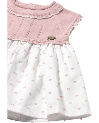 MAYORAL VESTIDO DE MALHA E SAIA MODELO 1849 ROSA ROSA