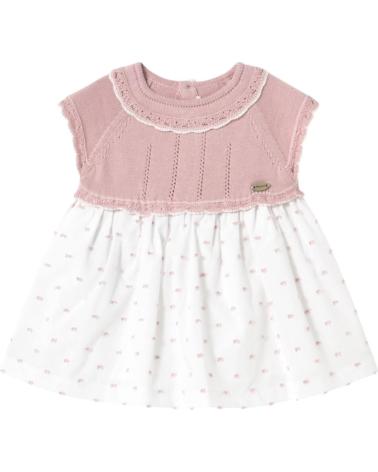 MAYORAL VESTIDO DE MALHA E SAIA MODELO 1849 ROSA ROSA