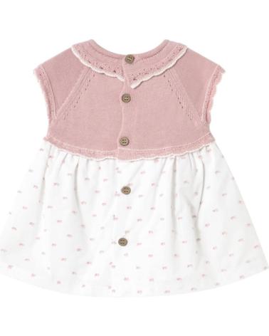 MAYORAL VESTIDO DE MALHA E SAIA MODELO 1849 ROSA ROSA
