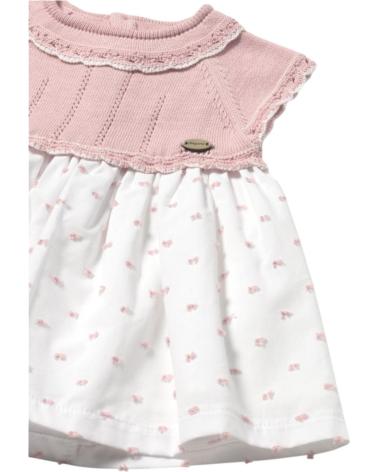 MAYORAL VESTIDO DE MALHA E SAIA MODELO 1849 ROSA ROSA