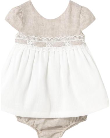 MAYORAL CONJUNTO DE CERIMÓNIA BEBÉ MENINA 1857 BEGE BEIGE