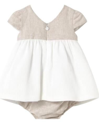 MAYORAL CONJUNTO DE CERIMÓNIA BEBÉ MENINA 1857 BEGE BEIGE