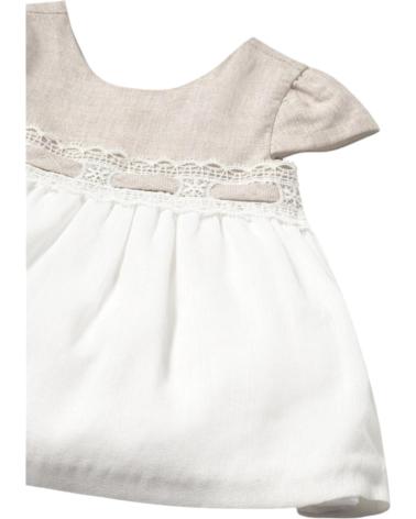 MAYORAL CONJUNTO DE CERIMÓNIA BEBÉ MENINA 1857 BEGE BEIGE