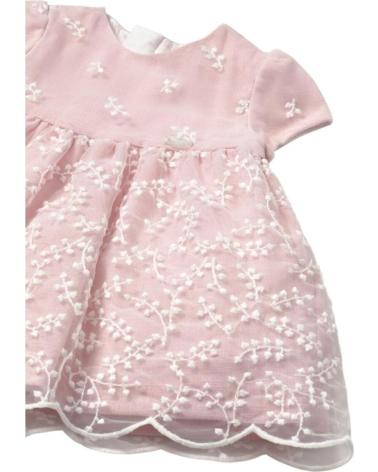 MAYORAL VESTIDO DE CEREMONIA BEBÉ NIÑA 1862 ROSA ROSA