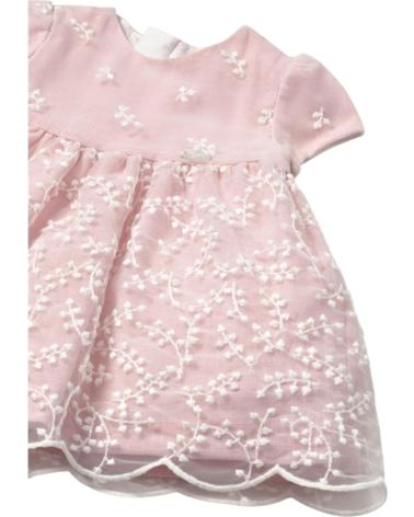 MAYORAL VESTIDO DE CEREMONIA BEBÉ NIÑA 1862 ROSA ROSA