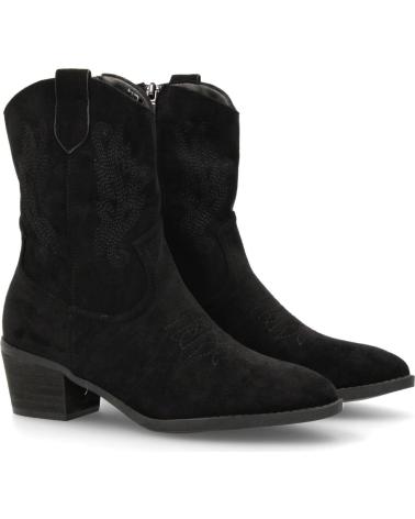 BOTIM COWBOY SPORT3PUNTO0 YG875 DE CAMURÇA PRETO VARIOS COLORES