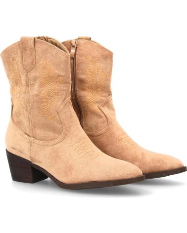 WESTERNSTIEFELETTEN AUS WILDLEDER SPORT3PUNTO0 YG875 KHAKI VARIOS COLORES
