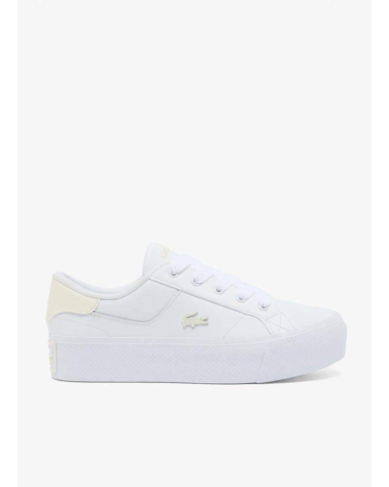 LACOSTE ZIANE PLATFORM WEISS BLANCO