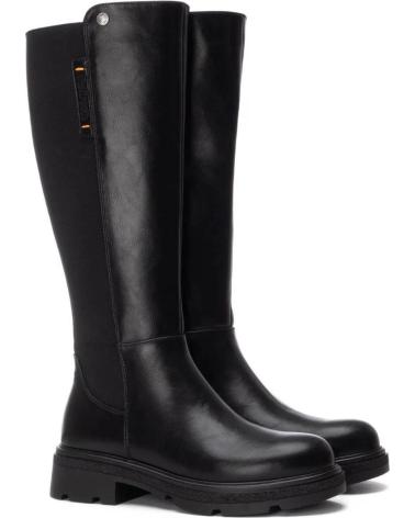 REFRESH BOTAS ALTAS 172935 NEGRAS CON SUELA TRACK Y CAÑA ELÁSTICA NEGRO