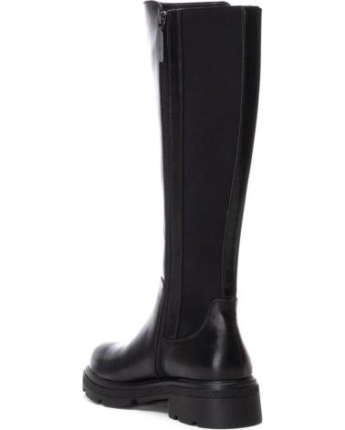 REFRESH BOTAS ALTAS 172935 NEGRAS CON SUELA TRACK Y CAÑA ELÁSTICA NEGRO