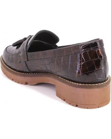 PITILLOS 10770 MARROM EFEITO CROCODILO COM BORLAS MARRON