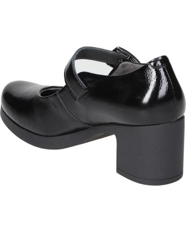 PITILLOS SABRINAS EM VERNIZ COM SALTO BLOCO MODELO 30100 PRETO NEGRO