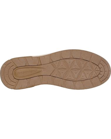 BOTAS SKECHERS RELAXED FIT GARLAN EM COURO CASTANHO CUERO