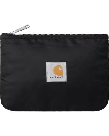 CARHARTT WIP ALUMNI ZIP WALLET - PORTEFEUILLE ZIPPÉ NOIR/SCARLET NAN