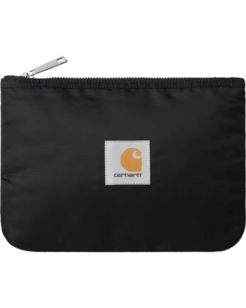 CARHARTT WIP ALUMNI ZIP WALLET - PORTEFEUILLE ZIPPÉ NOIR/SCARLET NAN