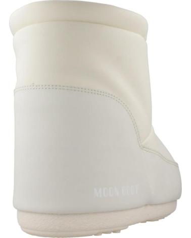 MOON BOOT BOTTE ICON LOW NOLAC BLANC CRÈME CREAM
