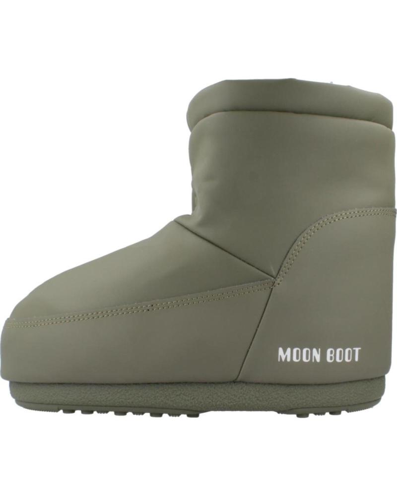 MOON BOOT BOTTES ICON LOW NOLAC VERT KAKI KHAKI