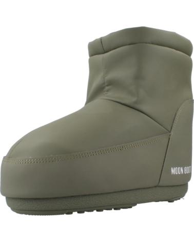 MOON BOOT BOTTES ICON LOW NOLAC VERT KAKI KHAKI