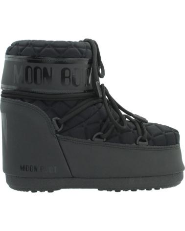 MOON BOOT MB ICON LOW QUILT NEGRO BLACK