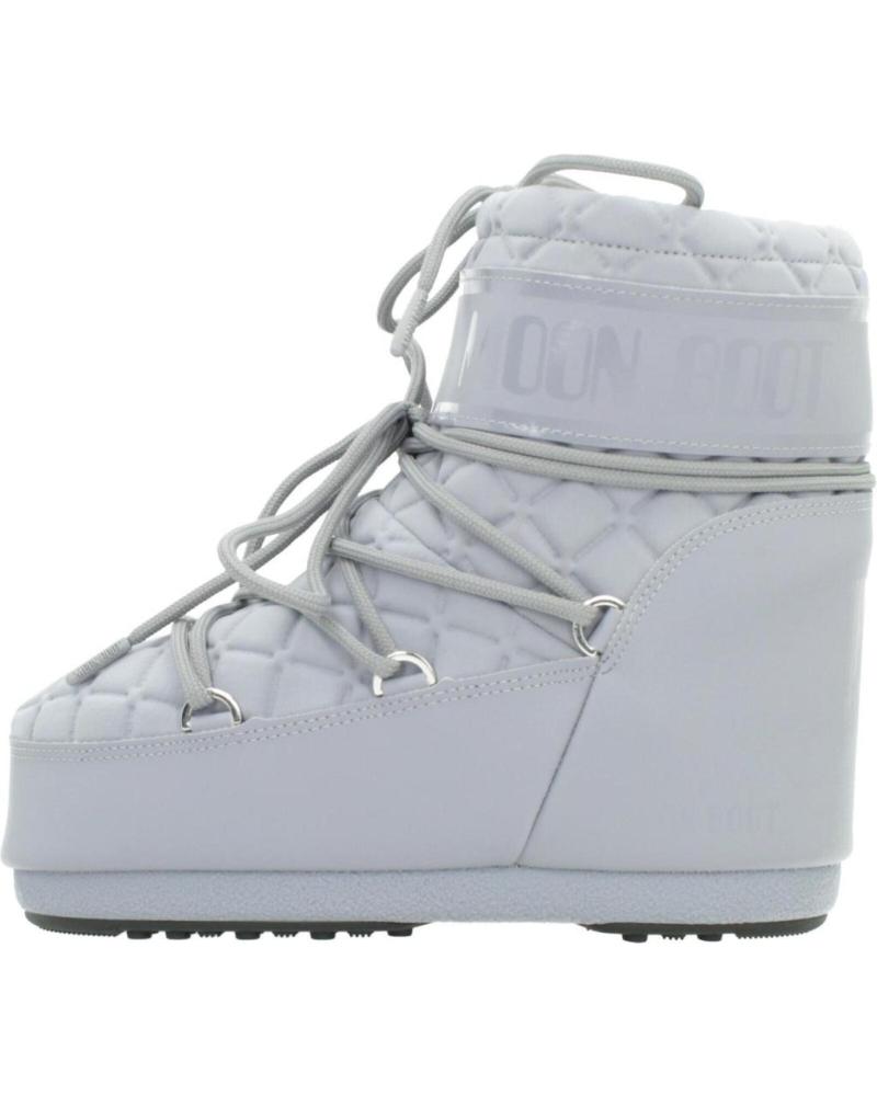 MOON BOOT MB ICON LOW QUILT GRIS GREY