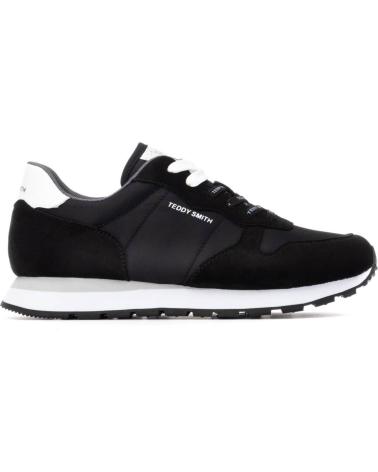 ZAPATILLAS CASUAL TEDDY SMITH MODELO 120258 NEGRO NEGRO