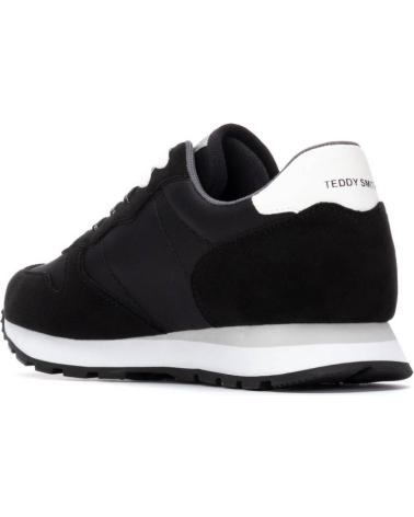ZAPATILLAS CASUAL TEDDY SMITH MODELO 120258 NEGRO NEGRO