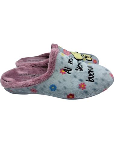 VULCA-BICHA HAUSSCHUHE SNOOPY BOTSCHAFT UND GÄNSEBLÜMCHEN GRAU GRIS