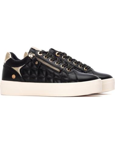 SNEAKERS URBANE XTI 144413 NERE CON CERNIERA E PLATFORM NEGRO