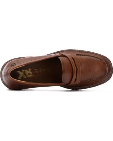 MOCASSINS XTI 144457 CAMEL COM SALTO BLOCO E PLATAFORMA CAMEL