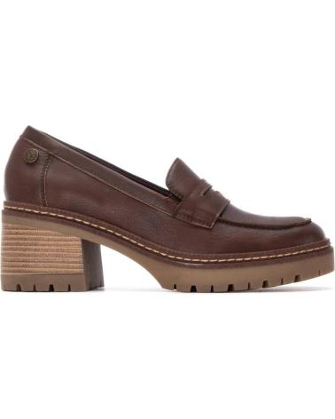MOCASSINS XTI 144457 MARRONS COM SALTO BLOCO E PLATAFORMA MARRON