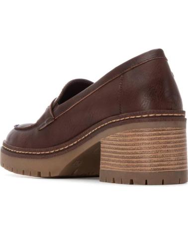 MOCASSINS XTI 144457 MARRONS COM SALTO BLOCO E PLATAFORMA MARRON