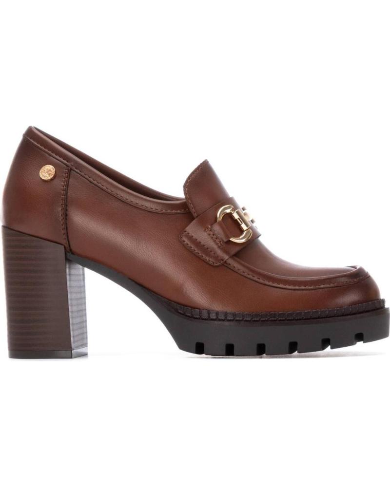 MOCASSINS XTI 144519 CAMEL COM SALTO E PLATAFORMA CAMEL