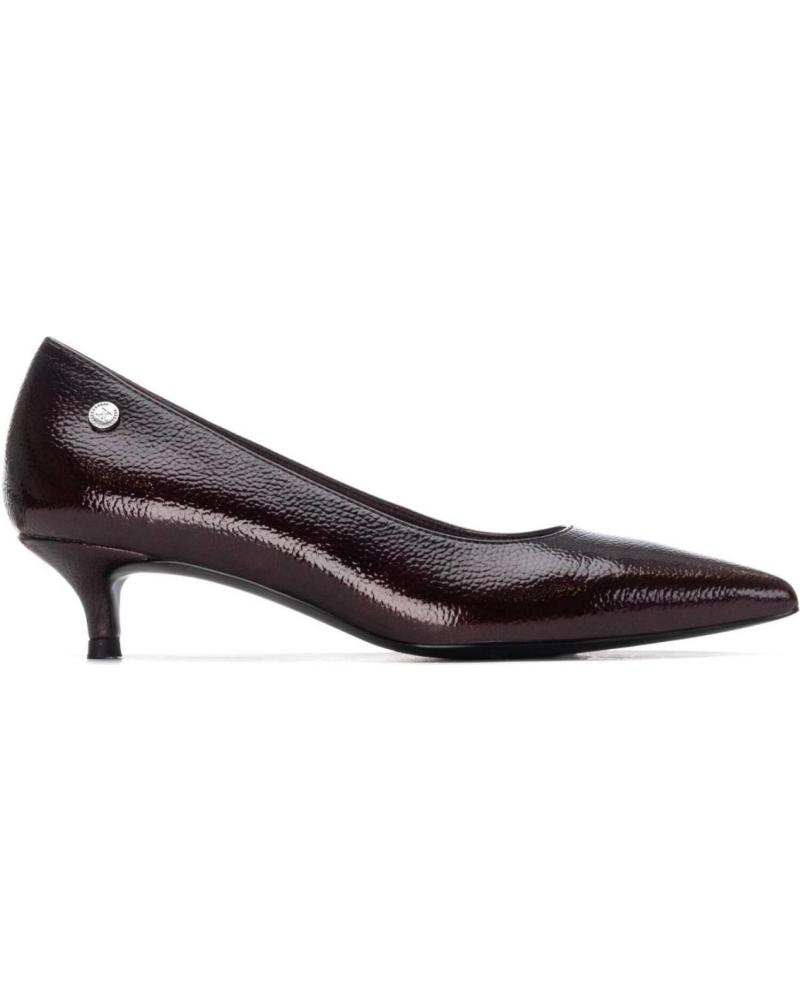 XTI 144727 BURGUNDY - KITTEN HEEL POINTED TOE BURDEOS