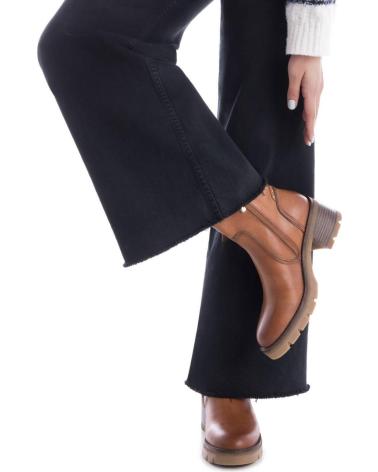 CARMELA CAMEL LEATHER ANKLE BOOT - MODEL 162572 CAMEL