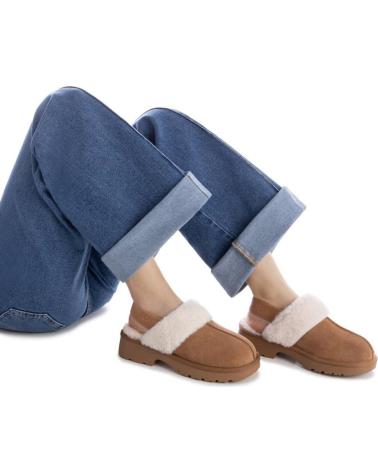 MULES CARMELA 162629 CAMEL CON FODERA IN PELLICCIA SINTETICA CAMEL