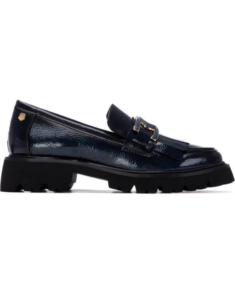 MOCASSIM CARMELA 162698 NAVY COM SOLA TRATORADA NAVY