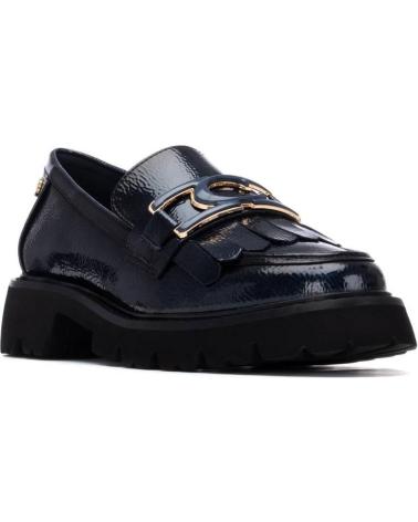 MOCASSIM CARMELA 162698 NAVY COM SOLA TRATORADA NAVY