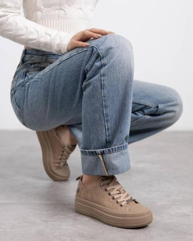 ZAPATILLAS DE PLATAFORMA REFRESH 173073 COLOR TAUPE TAUPE