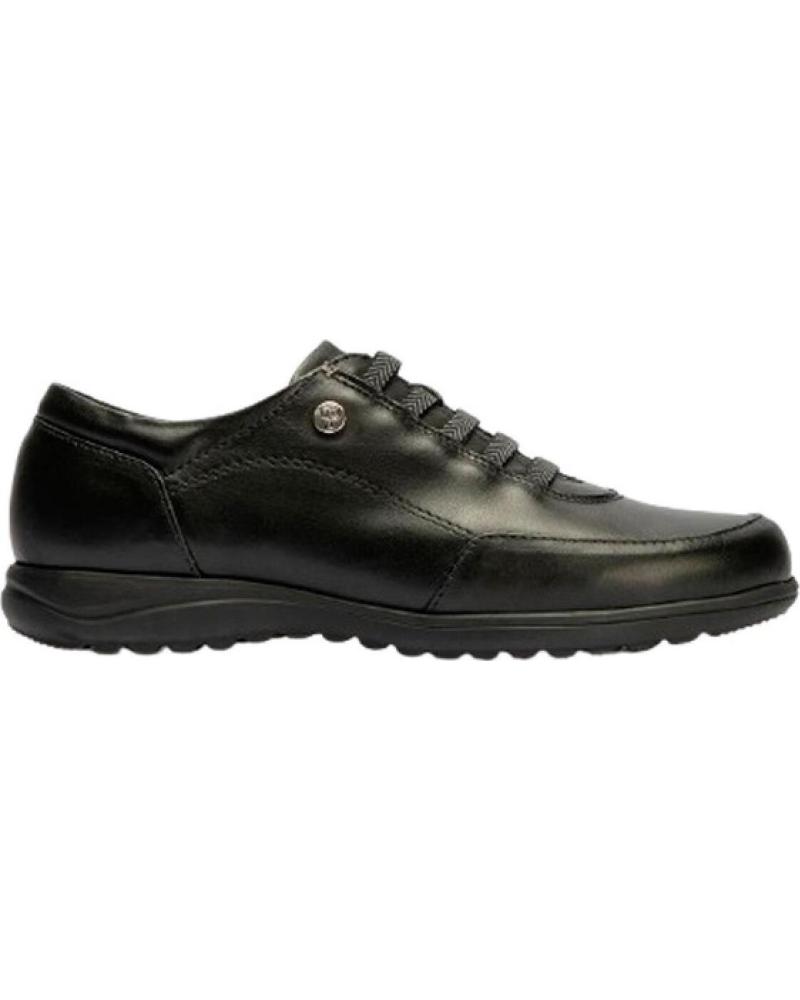PITILLOS SHOE WITH CENTRAL ELASTIC INSERTS - BLACK NEGRO