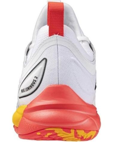 MIZUNO ZAPATILLAS BALONMANO-VOLEY WAVE LUMINOUS 3 UNISEX NARANJAS BLANCO-NARANJA