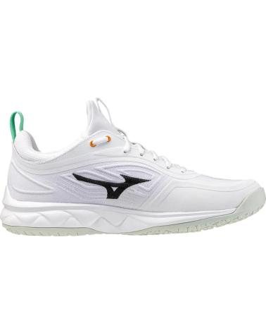 MIZUNO WAVE LUMINOUS 3 - WHITE AND GREEN HANDBALL AND VOLLEYBALL SHOES BLANCO