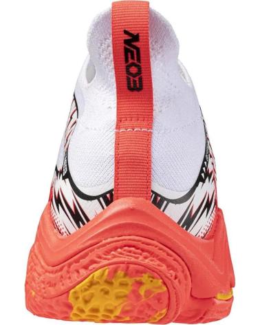 MIZUNO WAVE LIGHTNING NEO 3 - HANDBALL- UND VOLLEYBALLSCHUHE WEISS UND ORANGE BLANCO-NARANJA